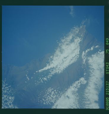 S43-75-049 - STS-043 - STS-43 earth observations