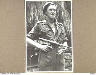 FAITA, RAMU VALLEY, NEW GUINEA. 1944-01-07. NX108912 TROOPER M. J. BOWDEN OF BERRY, NSW, A TROOP, 2/2ND COMMANDO SQUADRON