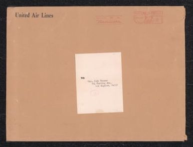 (Covers to) Air Maps of United Airlines. Main Line Airway. route of the Mainliners. Coast to Coast. Border to Border. And on to Hawaii.