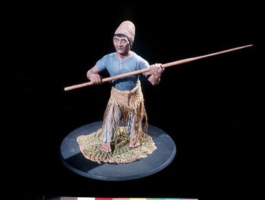 Model of Atiu warrior