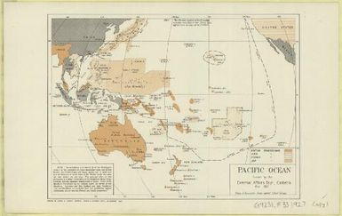 Pacific Ocean / drawn by Lands & survey Branch, Works & Railways Dept, Melbourne 1927 ; issued by the External Affairs Dept, Canberra