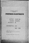 Patrol Reports. Milne Bay District, Baniara, 1937 - 1938