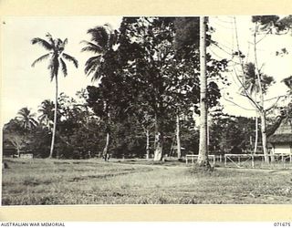 LAE, NEW GUINEA. 1944-03-25. ONE OF ADJOINING PHOTOGRAPHS SHOWING THE INTELLIGENCE BRANCH, G BRANCH, CAMP COMMANDANT'S CLERK'S OFFICE, CAMP COMMANDANT'S OFFICE, ASSISTANT ADJUTANT AND QUARTER ..