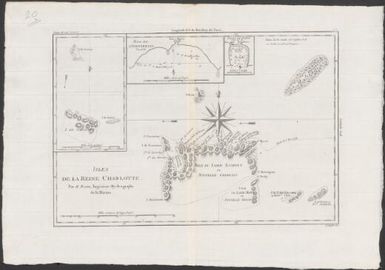Isles de la Reine Charlotte / par M. Bonne, Ingénieur-Hydrographe de la Marine ; Scattaglia, sc