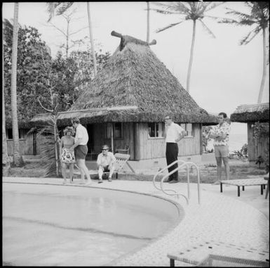 Swimming pool at a hotel, Fiji, 1969 / Michael Terry