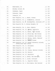 U.S. Naval Hospitals Historical Survey