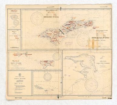 1950 Census Enumeration District Maps - American Samoa -ED 1-1 to 5, ED 2-1 to 8, ED 3-1 to 5, 4-1, and 5-1