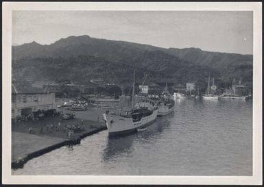 Papeete from RMS Rangitoto