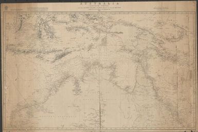 Australia (Northern Portion) : and the adjacent islands and seas between it and the Equator / compiled from the latest information in the Hydrographic Office, 1884 ; engraved by Davies & Company