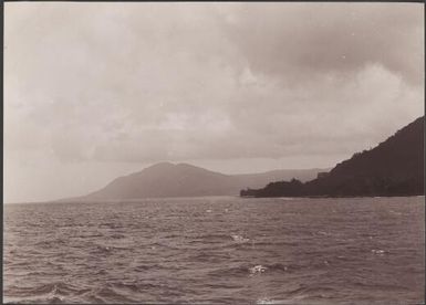 Coast near Vureas Bay at Vanua Lava, Banks Islands, 1906 / J.W. Beattie