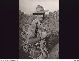 Portrait of QX6073 Major C A E Fraser MBE, Second in charge, 2/12th Battalion