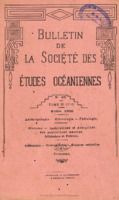 Bulletin de la Société des Études Océaniennes numéro 35