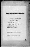 Patrol Reports. West Sepik District, Lumi, 1971 - 1972