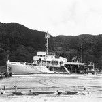 R/V Spencer F. Baird moored at a dock in American Samoa