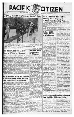 The Pacific Citizen, Vol. 29 No. 21 (November 19, 1949)