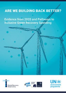 Are we building back better? - evidence from 2020 and pathways to inclusive green recovery spending