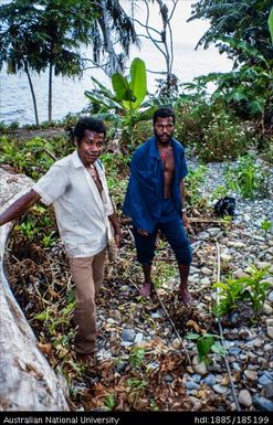 Daniel and Sebastian, Councillor of Balabala, Bunama Ward, chief translator during the research, see Report p.60