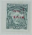 Stamp: New Zealand - Niue Half Penny