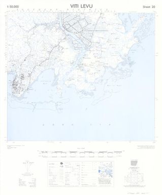 Fiji 1:50,000 (Sheet Viti Levu 20)