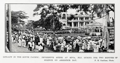 Armistice Day at Suva, Fiji