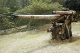 Northern Mariana Islands, abandoned weapon at former Japanese command post on Saipan Island