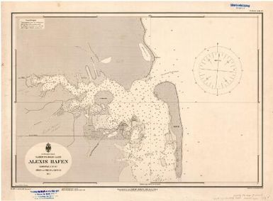 [German nautical charts of German New Guinea, Micronesia, Samoa and Kiautschou]: S-Stiller Ozean. Kaiser Wilhelms Land. Alexis Hafen. (Sheet 95)