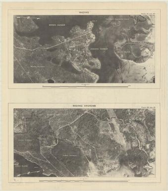 Special map, northeast New Guinea: Madang Airdrome, ed. 1 (Verso J.R. Black Map Collection / Item 8)