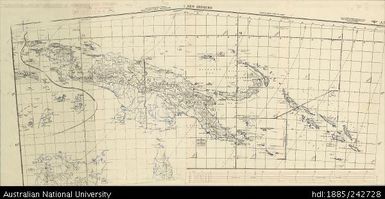 Papua New Guinea-Indonesia, New Guinea and Surrounding Area, 1:5 000 000