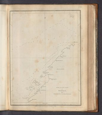 Chart of the N.W. Coast of Borneo from Keenaroot River to the Island Oosookan.