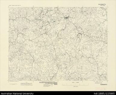 Papua New Guinea, Kainantu, Provisional map, Sheet NMP-57-064, 1957, 1:63 360