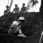 Golson excavating at Vailele.