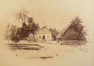 Mission House Funafuti. From the album: Views in the Pacific Islands