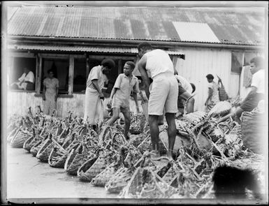 Market scene, Suva, Fiji