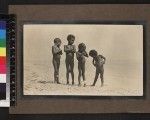 Children standing on beach, Mailu, Papua New Guinea, ca. 1905