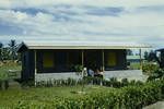New Guinean staff house at Wewak, 1960?