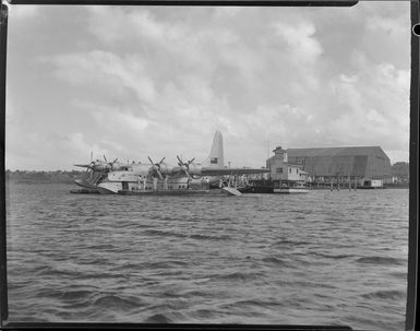 Tasman Empire Airways Ltd, Solent IV flying boat, RMA Awatere, Suva, Fiji