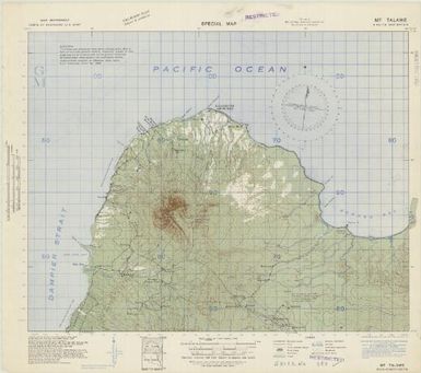 New Britain, provisional map (Mt Talawe)