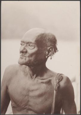 A man of Vella Lavella, Solomon Islands, 1906, 1 / J.W. Beattie