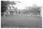 Day of Parliamentary Elections for candidate to represent Niua and Tongatapu. Outside Government buildings, Hihifo. Speeches by candidates representatives.