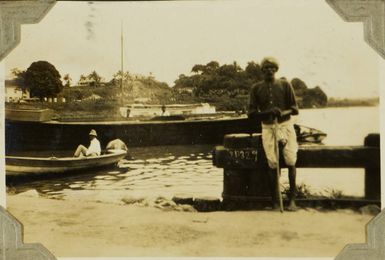 Wharf in the Ha'apai Group, 1928