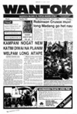 Wantok Niuspepa--Issue No. 1045 (July 07, 1994)