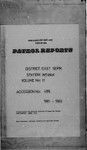 Patrol Reports. East Sepik District, Wewak, 1961 - 1962