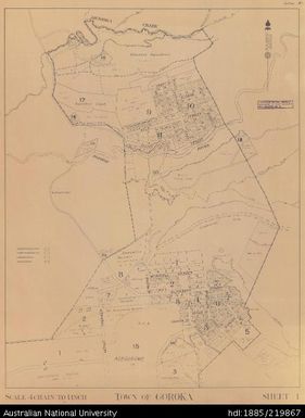 Papua New Guinea, Town of Goroka, Sheet 1, 1:3 168, 1969