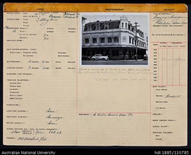 Royal Hotel Lismore card 4 side 2
