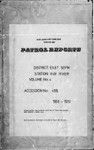 Patrol Reports. East Sepik District, May River, 1968 - 1969