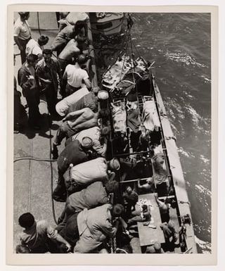 Transfer of Wounded at Saipan