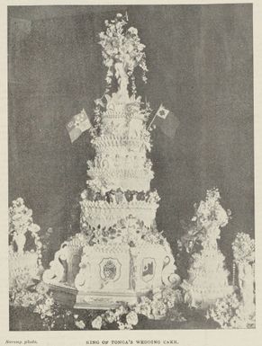 King of Tonga's wedding cake
