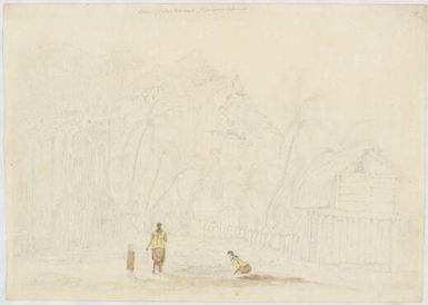 House of John Adams, Pitcairn Island [Frederick W. Beechey]