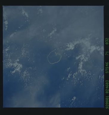 S46-71-032 - STS-046 - Earth observations taken from the shuttle orbiter Atlantis during STS-46