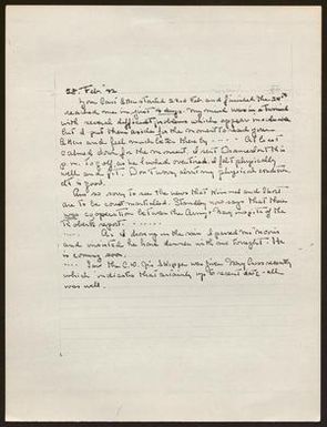 [Letter from Admiral Chester W. Nimitz - February 28, 1942]